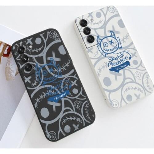 Monster Liquid Silicone Case For SamsungGalaxy S21 S20 FE S10 Note 20 10 A72 A52 A42 A32 A71 A51 A41 Ultra Thin Phone Back Cover