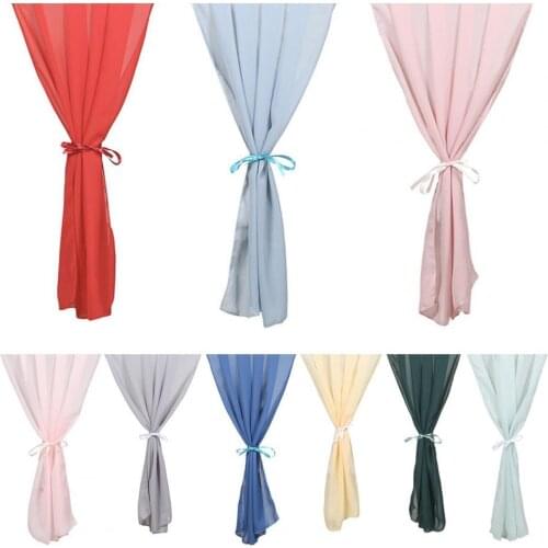 Colorful Table Runner Decor Silky Soft Multi Purpose Smooth Surface Wedding Arch Drapes Fabric for Party Venue Layout Props