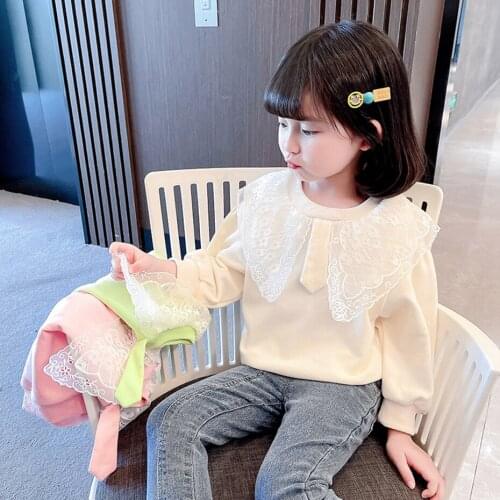 Kids Baby Girls Hoodies Sweatshirt Dress Outfits Solid Pullover Long Length Straight Sweatshirts 1-5Y