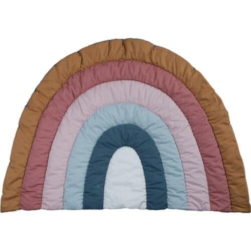 Baby Play Mat Floor Crawling Rug Creative Rainbow Nursery Decor Children Kids Playmat Pad Carpet