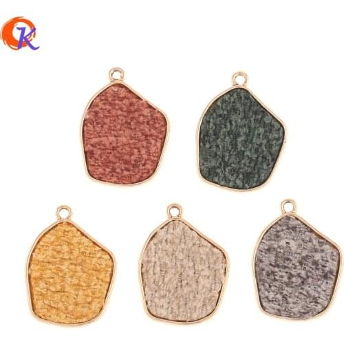 Cordial Design 100Pcs 20*27MM Jewelry Accessories/Charms/Hand Made/Irregular Shape/Earrings Connector/Jewelry Findings Component