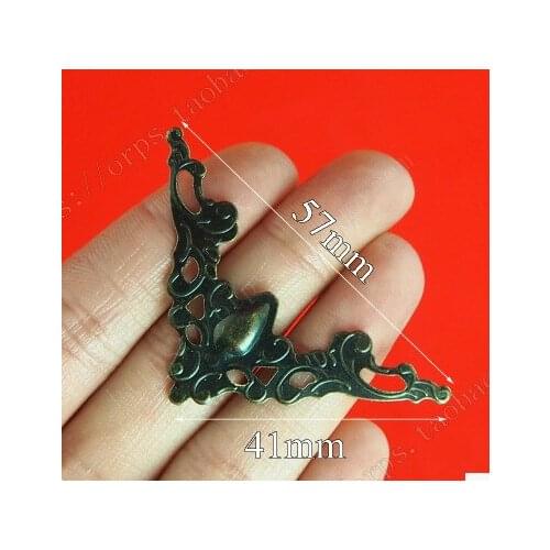 Hardware 41mm antique tin fillet edge corner fillet fillet corner angle notebook thin bronze fillet