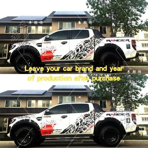 Jdm Car Stickers For Navara Hilux D-max Ford Raptor F150 Body Exterior Decoration Modified Personalized Decal Car Sticker