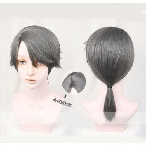 1pcs Anime Game Identity V Short Wig Synthetic Hair Cosplay Costume Accessories Decor for Men Boy Halloween Gift