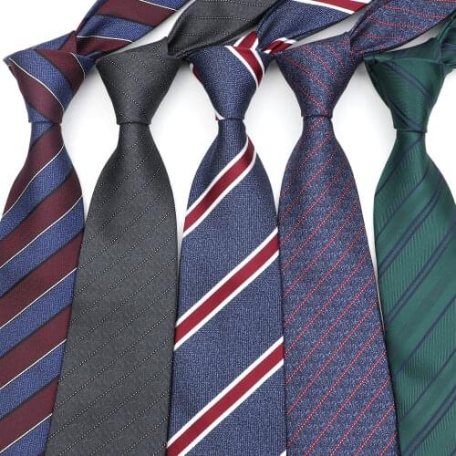 Fashion Neckties Classic Mens Stripe Paisley Silk Wedding Ties Jacquard Woven Men Solid Tie Designer Cravat 8cm Width Necktie