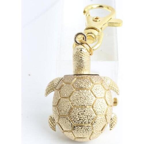 Animation cartoon Fashion quartz Golden turtle cute children watches Flip clock Wholesale 10 PCS/lot watch