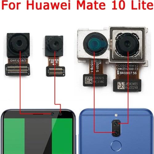 Original For Huawei Mate 10 Lite Mate10 10Lite Front Rear Back Camera Frontal Main Facing Small Camera Module Replacement Parts