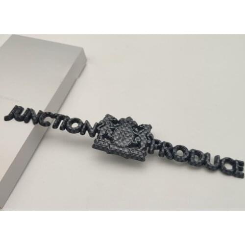 10x JP Junction Produce VIP ABS Chrome Emblem Sticker Logo Accessories Car Stickers And Decals On Car Styling