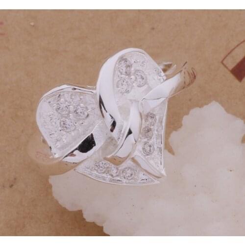 Wholesale Wedding Rings silver plated Fashion jewelry rings WR-156