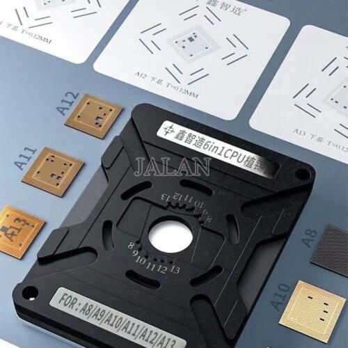 Motherboard CPU Plant Tin Repair Tool Kit For CPU A8 A9 A10 A11 A12 A13 IC Chip BGA Reballing Station