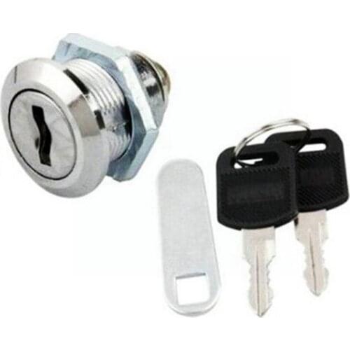Keys Safe Cam Lock Office Door Cabinet Box Cupboard Lock Wardrobe Safety Drawer Letter Locker W3X8