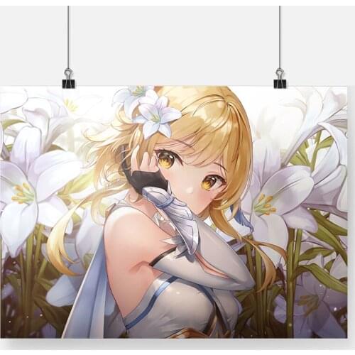 Lumine GI Genshin Impact Fan Art Home Decor Canvas Wall Art Decoration Prints Dorm Living Room Bedroom Poster Painting