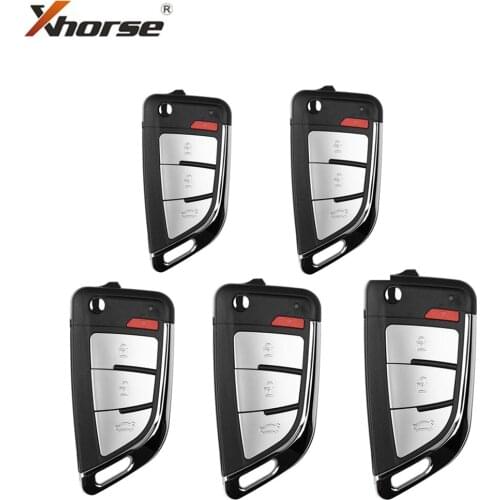 XHORSE XKKF20EN VVDI Wire Remote Key Knife Style 5pcs/lot