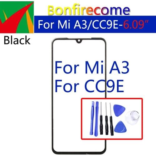 Replacement For Xiaomi Mi A3 / Mi CC9E Touch Screen Front Glass Panel LCD Outer Lens