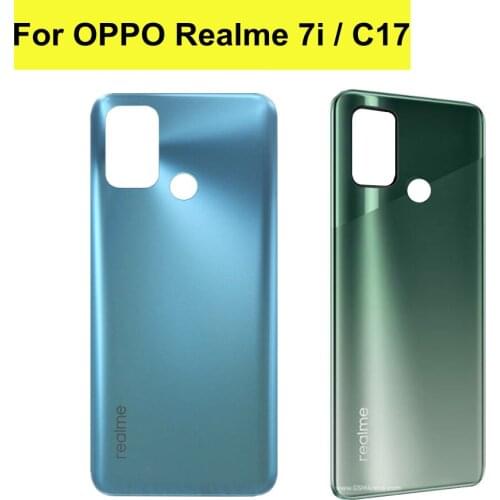 6.5" For Oppo Realme c17 Battery Cover Housing Back Cover Battery Case for OPPO Realme 7i Back Battery Cover