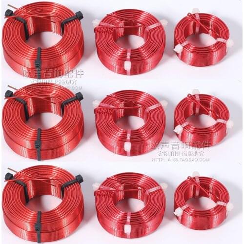 Oxygen-free Copper Inductance 0.8mm 0.1MH-10MH Custom-made Fever Audio Accessories for Speaker Frequency Divider Air Core Coil