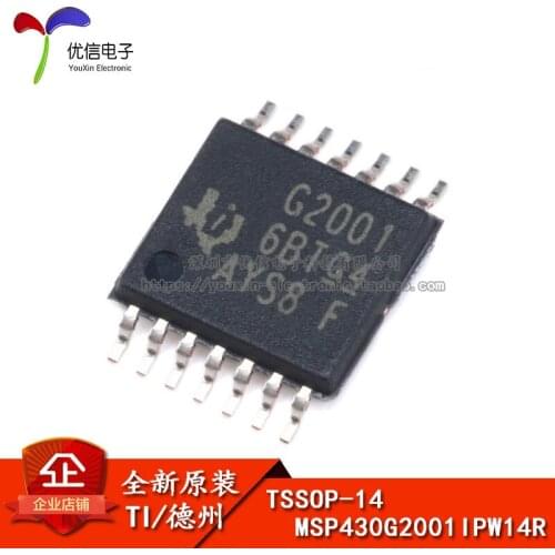 Free shipping MSP430G2001IPW14R TSSOP-14 MSP430G2001