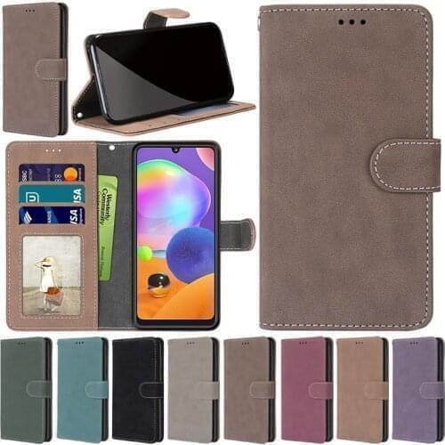 Case For Samsung Galaxy A31 A41 A51 5G A70E A71 5G M11 A11 M31 Cover Leather Wallet Flip Phone Bags Cases Stand Card Slot Holder