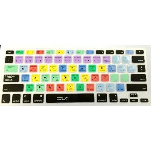 2016 Photoshop PS Silicone Keyboard Cover Skin For Mac For Macbook Air Pro Retina 13 15 17 13.3 15.4 US American Version