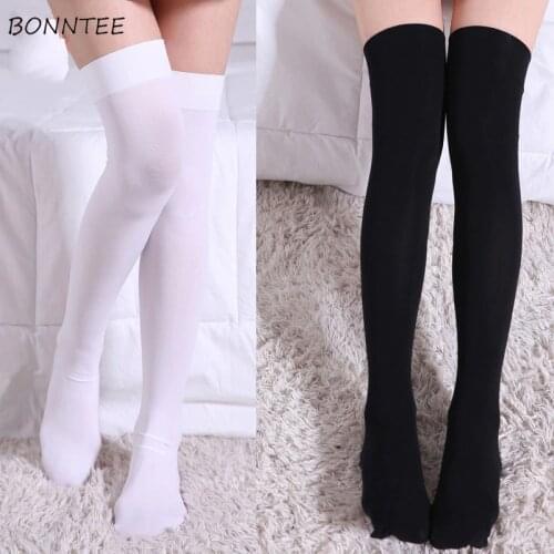 Stockings Women Solid Simple Elegant All-match Korean Style High Elasticity Female Japanese Style Womens Deodorant Comfortable