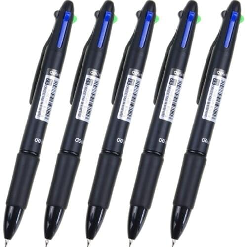 MultiColor Pen Fine Point 4 in 1 Colorful Retractable Ballpoint Pens, Multi Function Pen, (0.7mm)