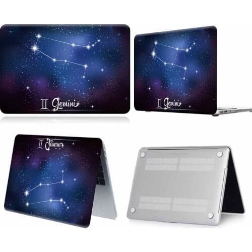 Gemini Pattern Fasion New Touch Bar Laptop Case For Apple Macbook 12/Air 11 13 A2337/Pro 13(A2251 A2289) 15 16 /Pro 13 A2338