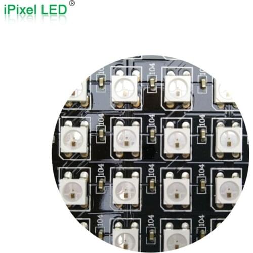 8*32 Pixel RGB WS2812B WS2812b small flexible LED panel Screen