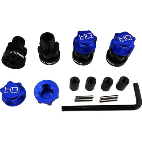 Hot Racing 17mm hex hub wheel adapter set for 1/10 Traxxas Revo