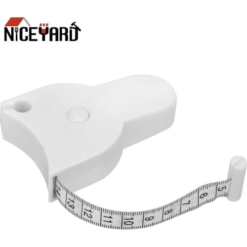 NICEYARD Body Fat Weight Loss Measure Gauging Tool Retractable Ruler Caliper Measuring Tape 150cm For Fitness Accurate Tool