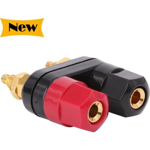 Quality Banana plugs Couple Terminals Connector Amplifier Terminal Binding Post Banana Speaker Plug Jack Audio Port