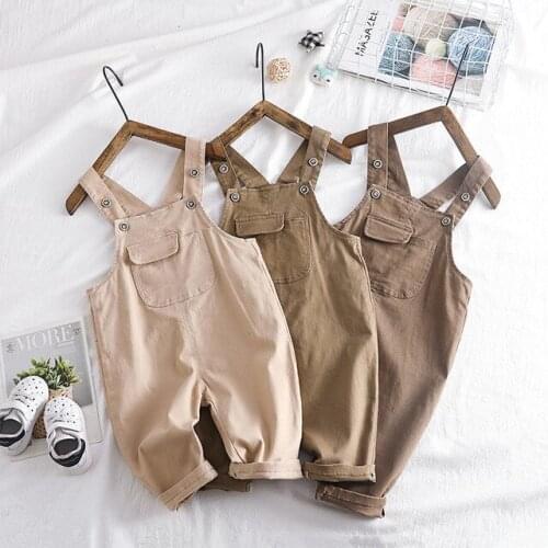 New Baby Girl Overalls Spring Autumn High Quality Casual Korean Boy Jumpsuit Kids Pants Newborn Baby Trousers Toddler Jumpsuits