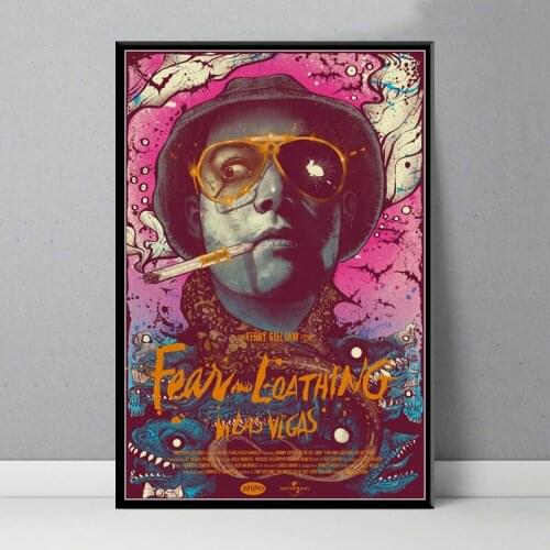 MT339 002 Fear and Loathing In Las Vegas Classic Movie Art Painting Art Poster Print Canvas Home Decor Picture Wall Print