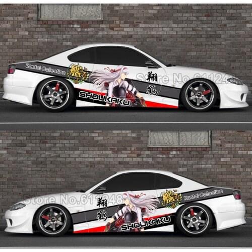Cartoon Anime ACGN Car Sticker For Kantai Collection Shoukaku Paint Car Racing body Decals Decorative Film Auto Drift Stickers