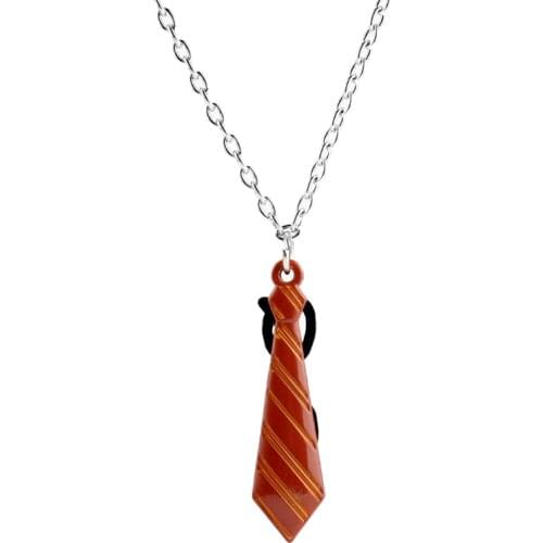HP Magic School Tie With Glasses Necklace for Women Pendant Choker Jewellery Necklaces for Teen Girls