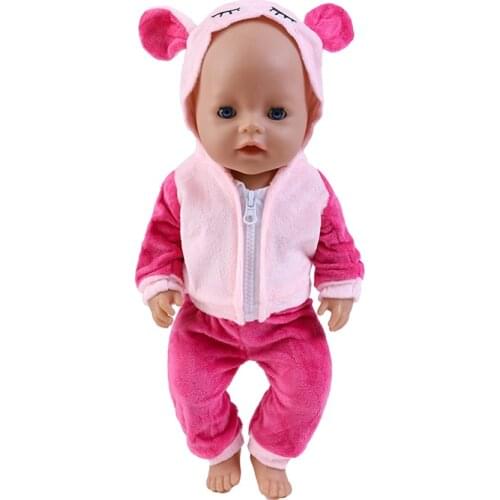 Doll Clothes Jumpsuits Toys for Girl Doll Customizing Supplies for 40cm- 43cm Reborn Doll Childrens Toys New Born Baby Rompers