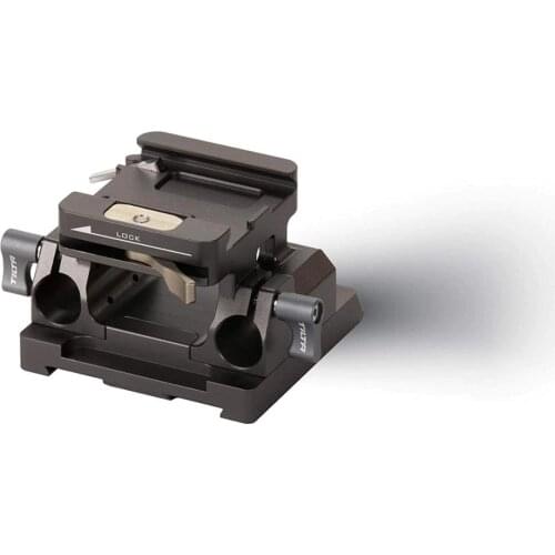 Tilta TA-BSP2-15-G 15mm LWS Baseplate Type II for Sharp 8K, Panasonic GH5, Fuji XT3, Nikon Z7, and Sony A7S II / A9 / A7R III