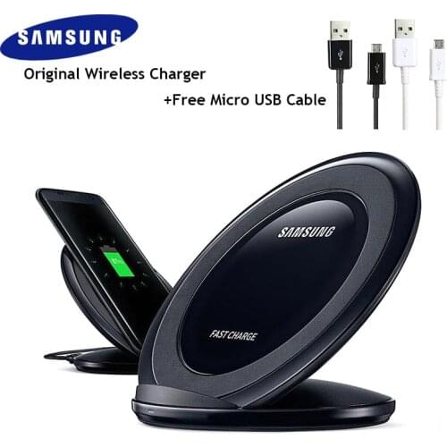 Original Samsung QI Wireless Fast Charger Standard Foldable Pad Charging For Galaxy S7 Edge S11 S10 S9 S8 Plus S10e Note 10 9 8