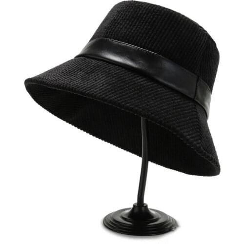 Fashion Winter Bucket Hats For Women Girls Warm Gorro Caps Flat Wide Brime Panama Beige Fisherman Bucket Hat шапка женская