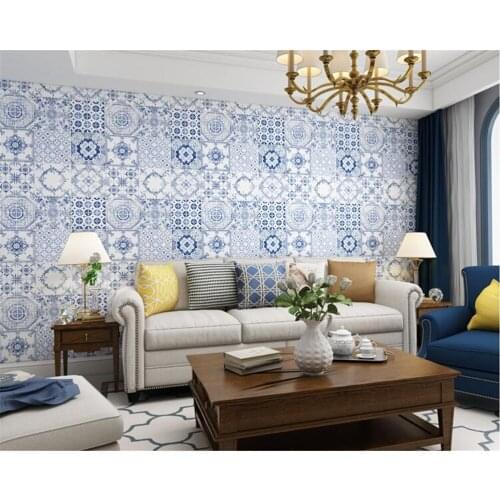 Beibehang Personalized style nonwoven wall paper living room bedroom TV backdrop stores fashion shop plaid 3d wallpaper tapety