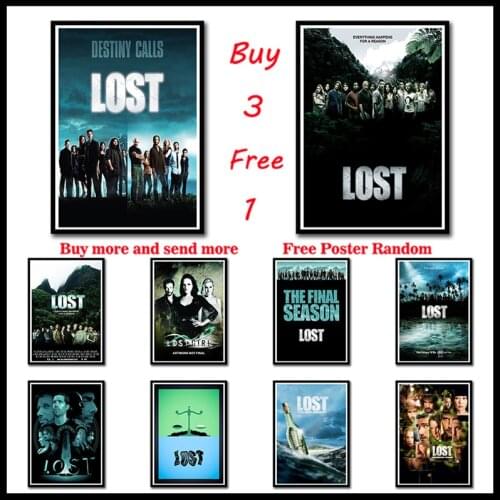 Lost movie Poster Clear Image Coated paper Poster For Living Room Wall Picture Home Decor Frameless