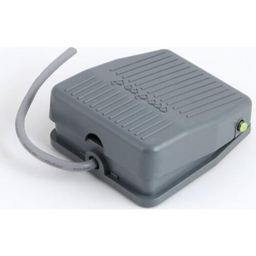 Plastic Shell Pedal Switch With Wire 20cm 10A 250VAC Foot Switch TFS-201 Silver Alloy Contacts High Quality Treadle Waterproof