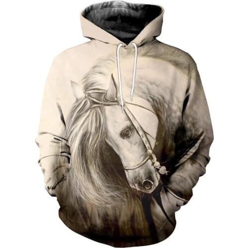PLstar Cosmos animal Champion medal horse racing 3d hoodies/Sweatshirt Winter autumn long selvee Harajuku streetwear-7