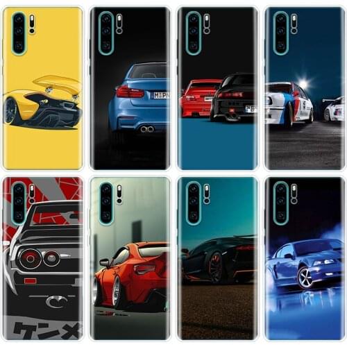 Luxury Cars Phone Case For Huawei P40 P30 P20 P10 Mate 20 30 10 P Smart Z + Plus Lite Pro Fashion Cover Coque Capa