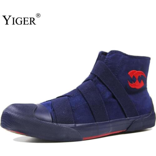 YIGER Men's High Top Sneakers