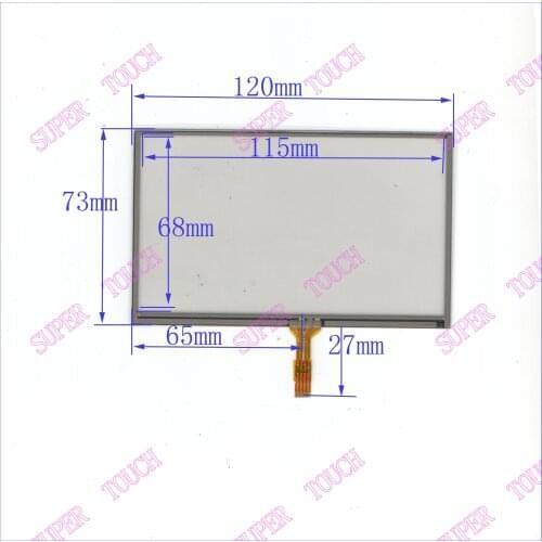 ZhiYuSun 3pcs/lot wholesale For GARMIN NUVI 2585 2585TV 4lines resistance screen for car DVD redio this is compatible