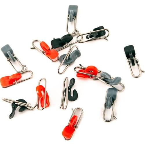 10pcs Stainless Steel Impact Bait Clip Fishing Hook Decoupling Accessories