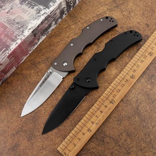 2020Cold Steel Code 4 Mark S35VN Blade Aluminum Handle Outdoor Tactical Camp Hunt Survival EDC Tool Pocket Kitchen Folding Knife