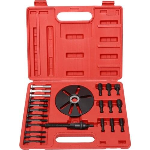 25pcs Harmonic Balancer Puller Installer Master Balancer Drive Pulley Removal Installation Engine Timing Disassembling Belt
