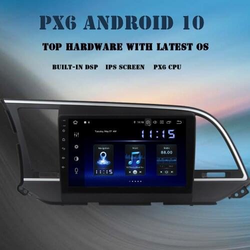 9" Android 10.0 Car Multimedia Player for Hyundai Elantra 2016 Radio DSP Head Unit GPS Navi 4GB+64GB Wifi Bluetooth