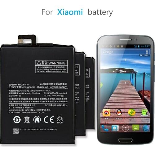 Battery For Xiaomi Mi MIX Max 2 2S 3 4 4S 5 5X 6/Mi2 Mi5 mi4S BM20 BM22 BM31 BM32 BM38 BM39 BM3B BM49 BM4C BM50 BM51 BN31 BM3K